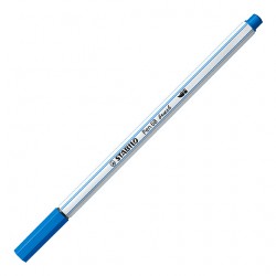 STABILO Pen 68 brush blau Pinselmaler