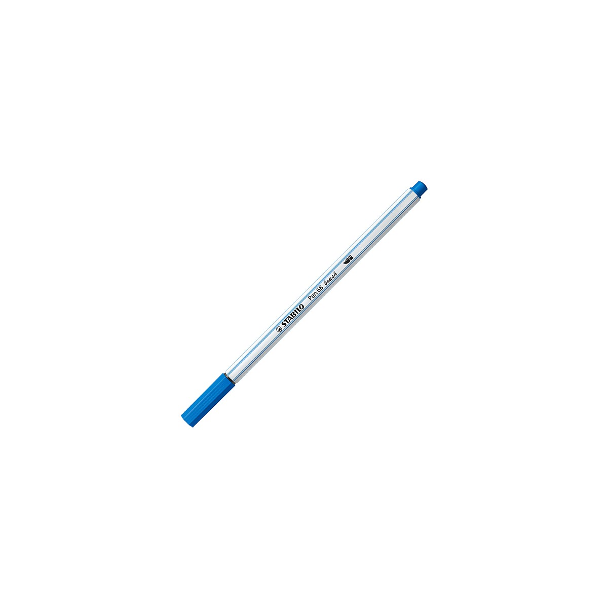 STABILO Pen 68 brush blau Pinselmaler