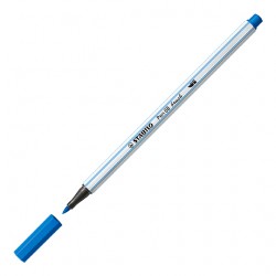 STABILO Pen 68 brush blau Pinselmaler