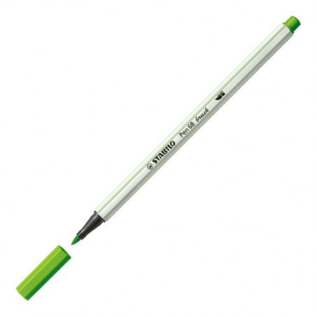 STABILO Pen 68 brush laubgrün Pinselmaler