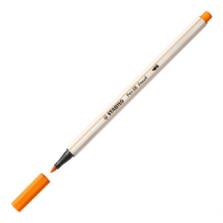 STABILO Pen 68 brush orange Pinselmaler