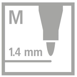 STABILO Pen metallic marker hellgrün Filzstift