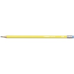 STABILO pencil 160 gelb HB Gummikapsel Bleistift