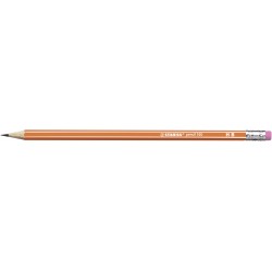 STABILO pencil 160 orange HB Gummikapsel Bleistift