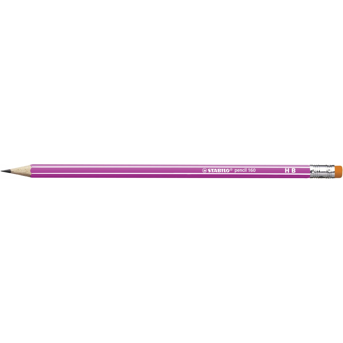 STABILO pencil 160 pink HB Gummikapsel Bleistift