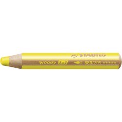 STABILO woody Farbstift gelb wasservermalbar Multitalent-Stift