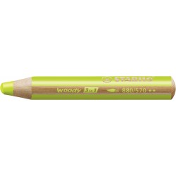 STABILO woody Farbstift hellgrün wasservermalbar Multitalent-Stift