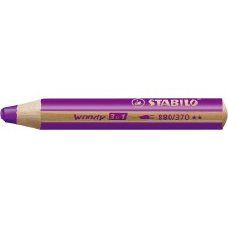 STABILO woody Farbstift lila wasservermalbar Multitalent-Stift
