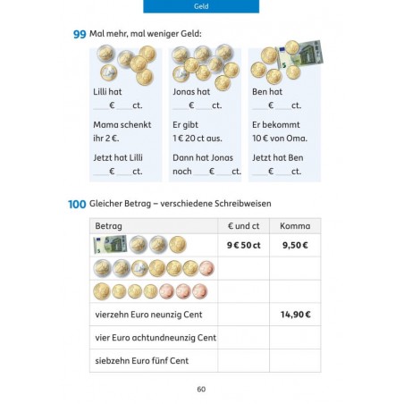 Mathe trainieren 2. Klasse, A5- Heft