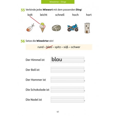 Grammatik 1./2. Klasse, A5- Heft