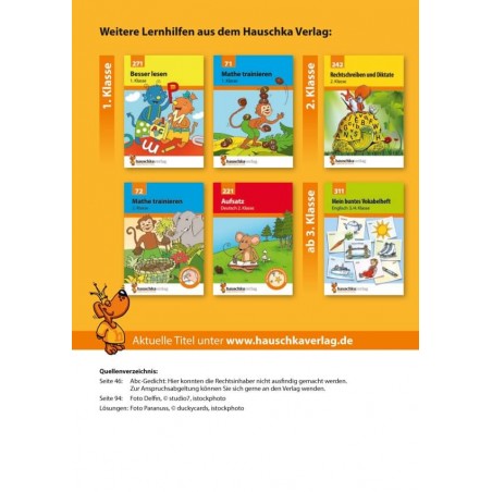 Grammatik 1./2. Klasse, A5- Heft