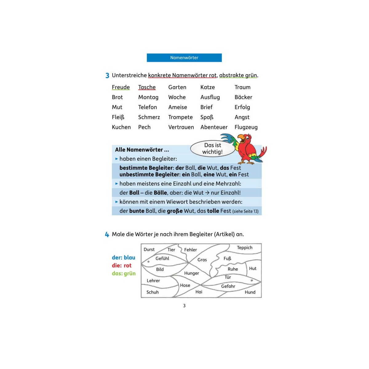 Grammatik 3. Klasse, A5- Heft