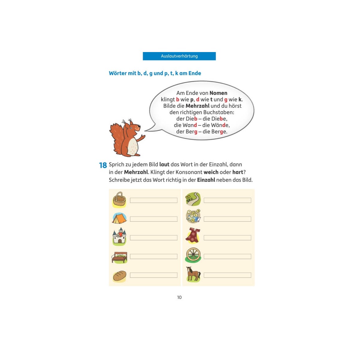 Rechtschreiben und Diktate 3. Klasse, A5- Heft