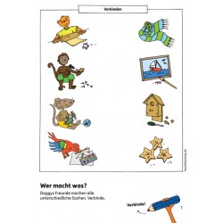 Kindergartenblock - Verbinden, vergleichen, Fehler finden ab