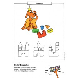 Kindergartenblock - Verbinden, vergleichen, Fehler finden ab