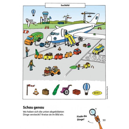 Kindergartenblock - Verbinden, vergleichen, Fehler finden ab