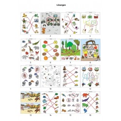 Kindergartenblock - Verbinden, vergleichen, Fehler finden ab