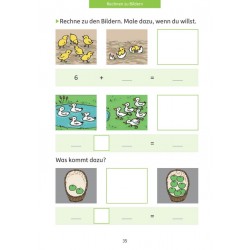 Mathe auf dem Bauernhof 1. Klasse, A5-Heft