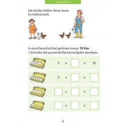 Mathe auf dem Bauernhof 1. Klasse, A5-Heft