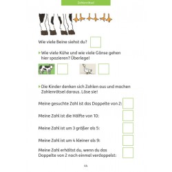 Mathe auf dem Bauernhof 1. Klasse, A5-Heft