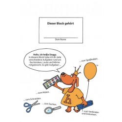 Vorschulblock - Buchstaben und Laute ab 5 Jahre, A5-Block