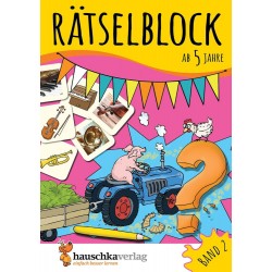 Rätselblock ab 5 Jahre, Band 2, A5-Block