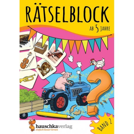 Rätselblock ab 5 Jahre, Band 2, A5-Block