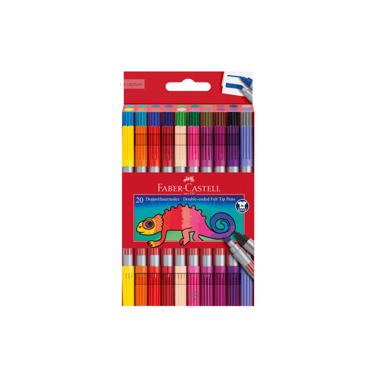 Doppelfasermaler 20er Etui