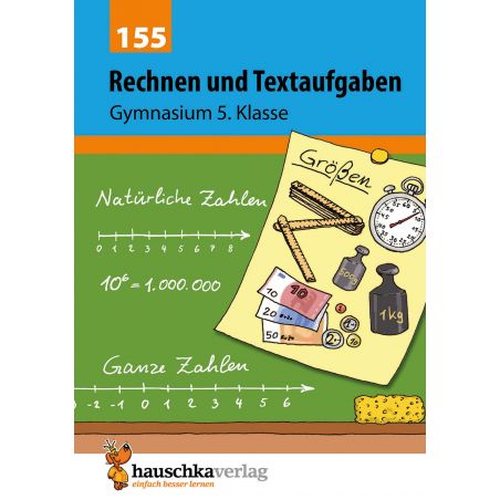 Rechnen und Textaufgaben - Gymnasium 5. Klasse, A5- Heft Rechnen und Textaufgaben - Gymnasium 5. Klasse, A5- Heft