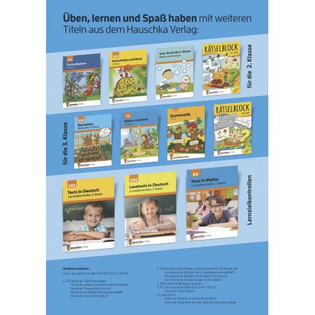 Hauschka Verlag - Tests in Mathe - Lernzielkontrollen 2. Klasse, A4- Heft Hauschka Verlag - Tests in Mathe - Lernzielkontrollen 2. Klasse, A4- Heft