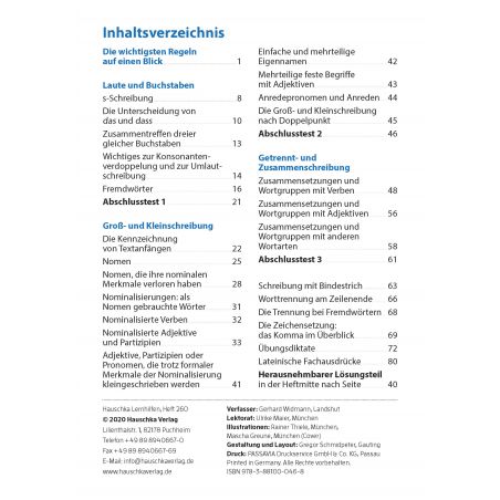 Rechtschreibtraining ab 5. Klasse und für Erwachsene, A5- He