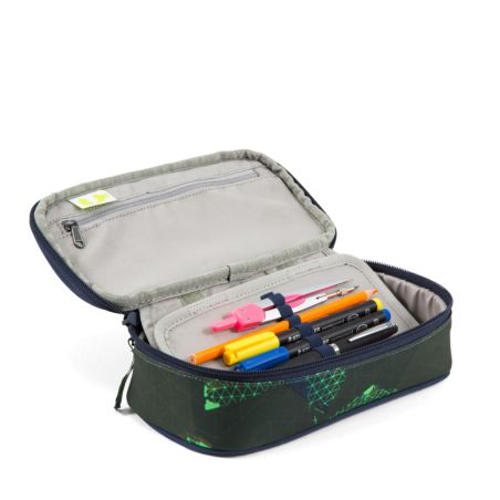 satch Pencil Box - blue, green, neon - Infra Green satch Pencil Box - blue, green, neon - Infra Green