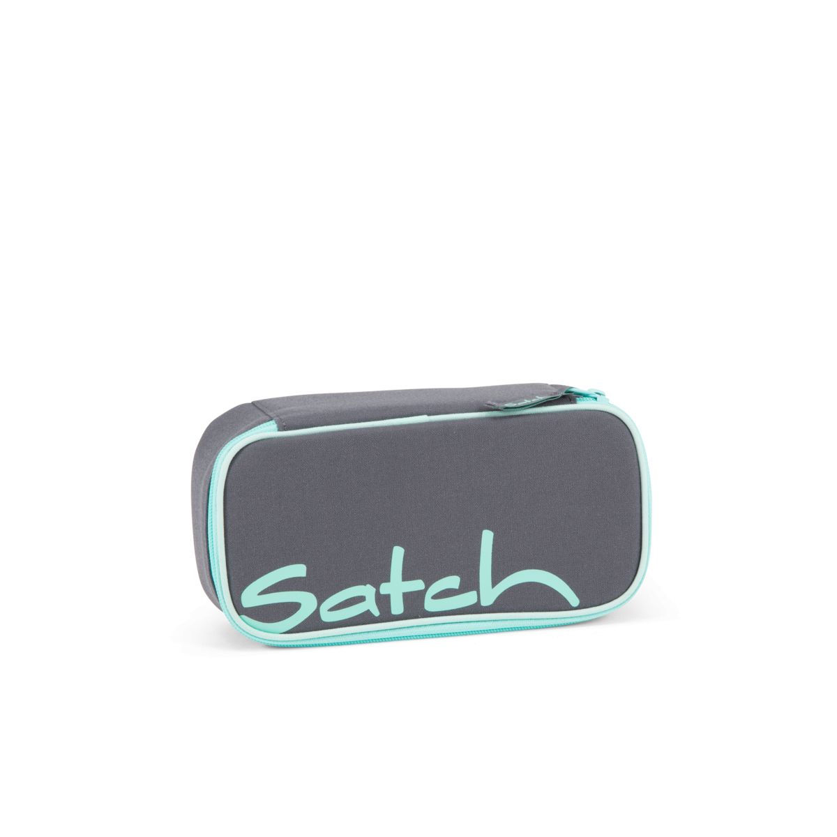 satch Pencil Box - grey, mint,  - Mint Phantom