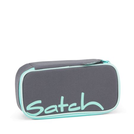 satch Pencil Box - grey, mint,  - Mint Phantom