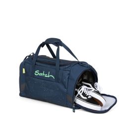 satch Duffle Bag - dark blue, green,  - Space Race