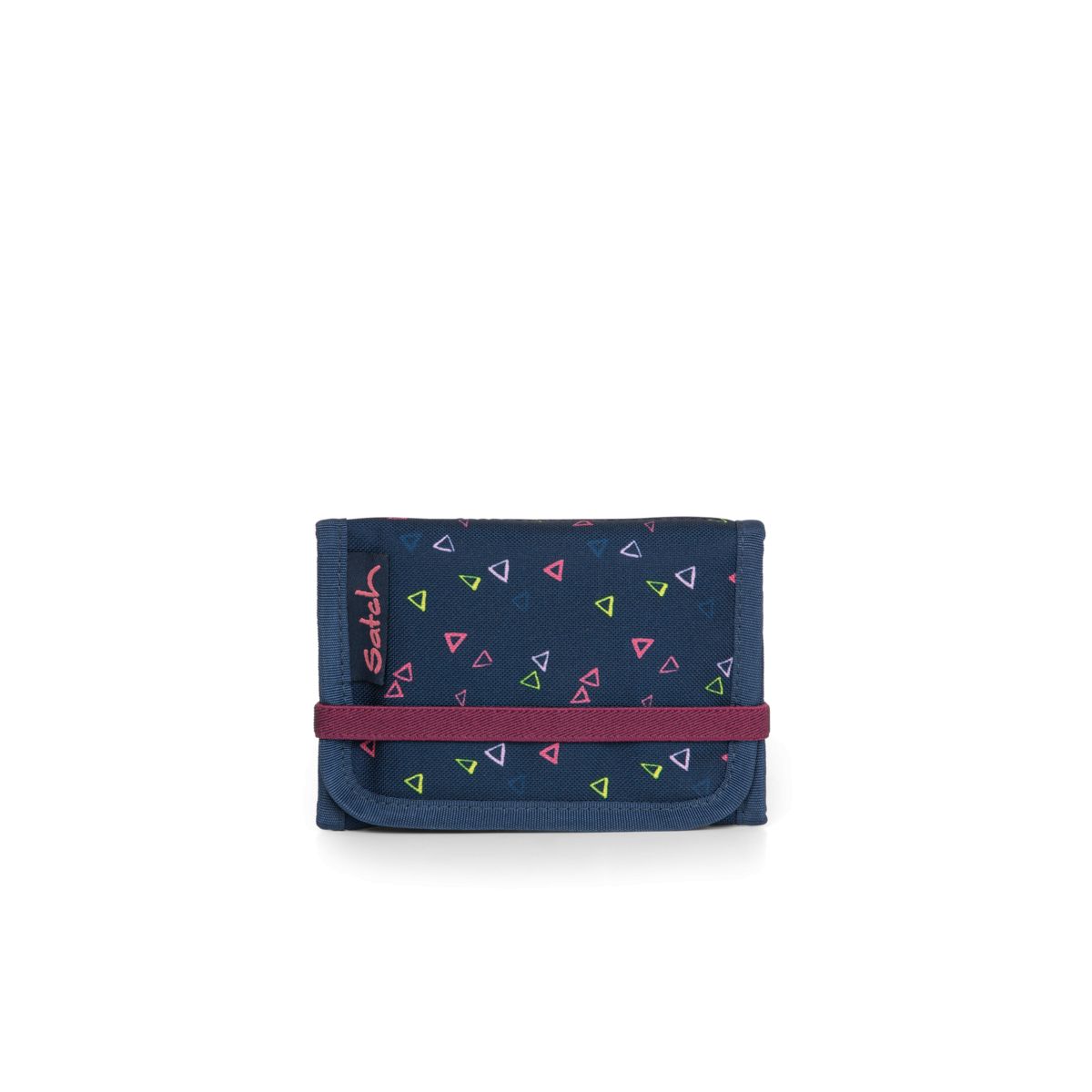satch Wallet - dark blue, pink, yellow - Funky Friday