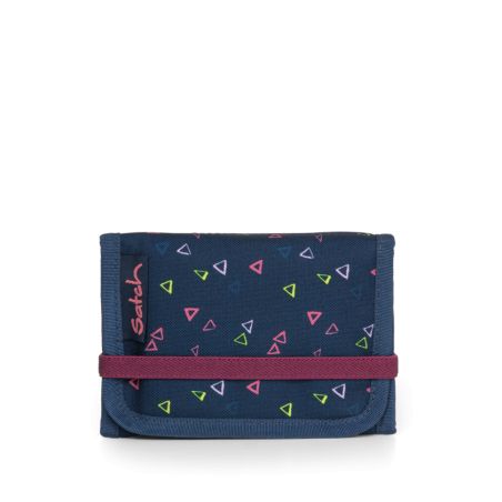 satch Wallet - dark blue, pink, yellow - Funky Friday