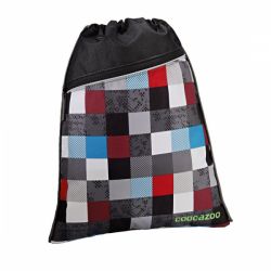 coocazoo Sportbeutel "RocketPocket", Checkmate Blue Red