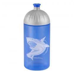 Trinkflasche Angry Shark, Blau