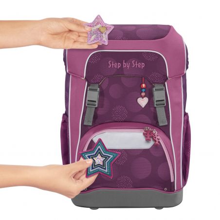 Step by Step GIANT Schulrucksack-Set "Glamour Star", 5-teilig