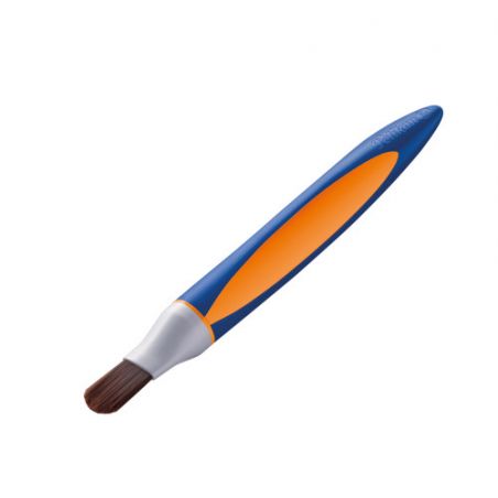 Pelikan griffix® Pinsel, 10er Katzenzungenpinsel aus Synthetik, Orange