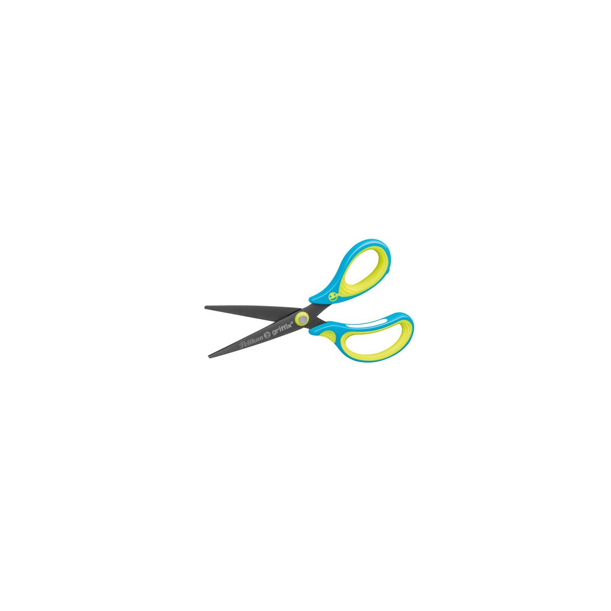 Pelikan griffix® Schulschere spitz für Rechtshänder, Neon Fresh Blue