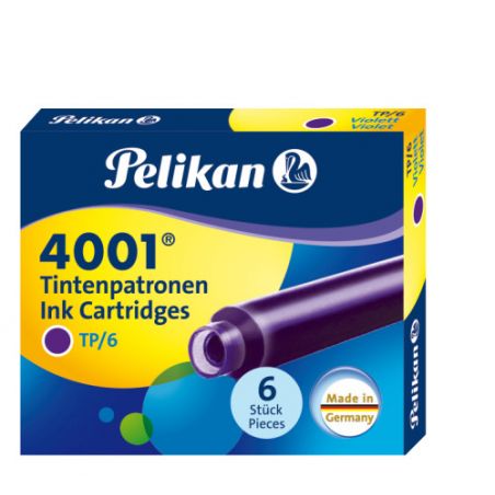 Pelikan Tintenpatronen TP/6 Tinte 4001® Violett Pelikan Tintenpatronen TP/6 Tinte 4001® Violett