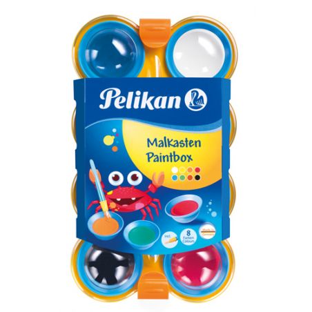 Pelikan Farbkasten mini-friends® inkl. 1 Pinsel, 8 Farben Pelikan Farbkasten mini-friends® inkl. 1 Pinsel, 8 Farben