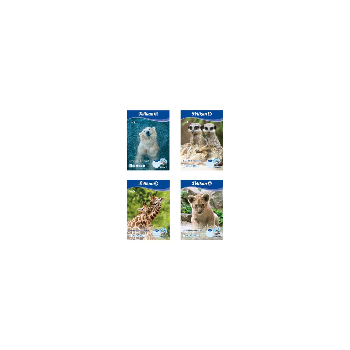 Pelikan Zeichenblock DIN A4, 100g/m2, 20 Blatt