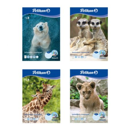 Pelikan Zeichenblock DIN A4, 100g/m2, 20 Blatt Pelikan Zeichenblock DIN A4, 100g/m2, 20 Blatt