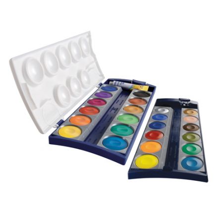 Pelikan Farbkasten K24® inkl. Deckweiß, 24 Farben Pelikan Farbkasten K24® inkl. Deckweiß, 24 Farben