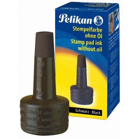 Pelikan Stempelfarbe ohne Öl 28 ml Schwarz