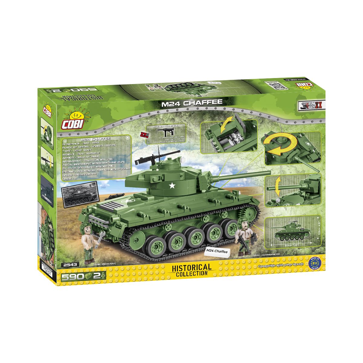 Cobi M24 Chaffee WWII HC 2543