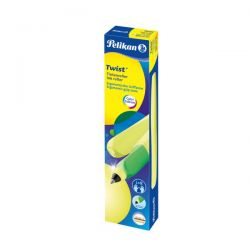 Pelikan Twist® Tintenroller für Rechts- und Linkshänder, Neon Gelb